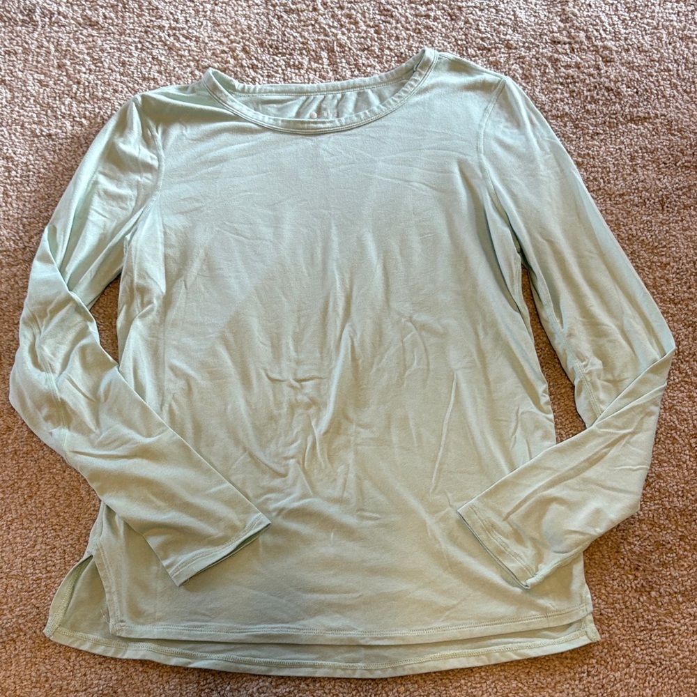 Zella Mint Green Long Sleeve Top